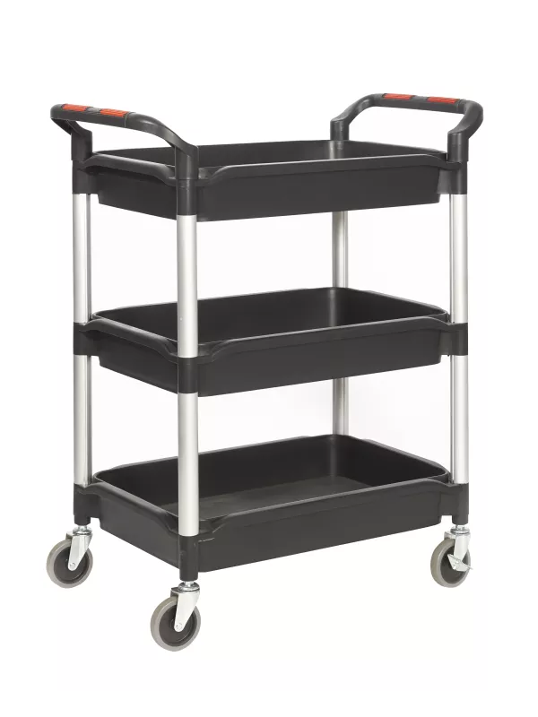 Proplaz Plus Plastic Shelf and Tray Trolleys